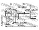 Шрус наружный задний 23x60x27 HYUNDAI TUCSON 04 -O A48