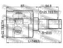 Шрус внутренний задний 22x35x25 HYUNDAI SANTA FE 1 10R