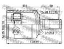 Шрус внутренний левый 35x33x28 HYUNDAI SANTA FE 10 TLH