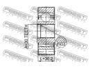 Шрус карданного вала 30x74 HYUNDAI IX35/TUCSON 10  SHA