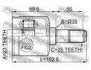 Шрус внутренний 23x35x25 HYUNDAI MATRIX 01 -OCT.20 LAN