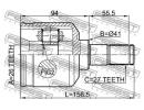 Шрус внутренний левый 26x41x27 HYUNDAI SONATA 02 ( NLH