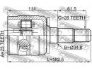 Шрус внутренний левый 25x34.6x28 HYUNDAI TERRACAN  FLH