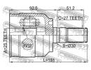 Шрус внутренний левый 25x30x27 HYUNDAI I45 10 (201 FLH