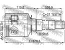 Шрус внутренний правый 33x45x37 MERCEDES BENZ ML-C SRH