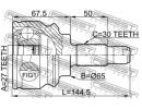 Шрус наружный 27x65x30 BMW X5 E53 1999-2006 0X5