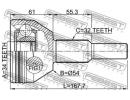 Шрус наружный 34x54x32 CHRYSLER VOYAGER V 2007-201 VOY