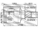 Шрус внутренний левый 36x42.9x29 JEEP GRAND CHEROK MLH