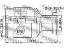 Шрус внутренний 30x40x34 CHRYSLER 300C 2004-2010 GLH