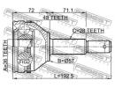 Шрус наружный 36x57x28 FORD TRANSIT FY 2000-2006 [ A48