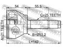 Шрус наружный 21x53.2x25 FORD FIESTA/FUSION CBK 20 FUS