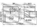 Шрус внутренний левый 22x40x34 FORD FOCUS CB8 2011 HLH