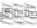 Шрус внутренний правый 22x40x34 FORD FOCUS CB8 201 HRH