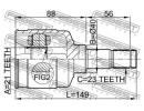 ШРУС ВНУТРЕННИЙ ЛЕВЫЙ 21х40х23 (FORD FOCUS I CAK 1 CLH