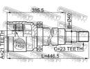 ШРУС ВНУТРЕННИЙ ПРАВЫЙ 21х40х23 (FORD FOCUS I CAK  CRH