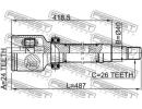 Шрус внутренний правый 24x44.1x26 FORD FOCUS CB4 2 7RH