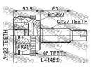 ШРУС НАРУЖНЫЙ 22x60x27 (KIA CERATO II 2008-) FEBES A46