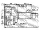 Шрус наружный 24x60x27 HYUNDAI I30 12 (CZECH PLANT A46