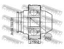 Шрус карданного вала 30x76.7 HYUNDAI TUCSON 04 -OC SHA