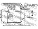 Шрус внутренний правый 25x42x28 KIA OPTIMA/MAGENTI GRH