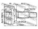 Шрус наружный 22x52.5x25 RENAULT MEGANE III 2008-2 LUE