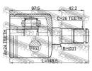 Шрус внутренний левый 24x31x26 VOLVO S80 2007- TLH