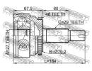 Шрус наружный 27x70.2x29 LAND ROVER DISCOVERY IV 2 IIF