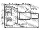 Шрус наружный 27x68.3x31 LAND ROVER RANGE ROVER EV VOQ