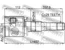 Шрус внутренний правый 27x44x29 LAND ROVER DISCOVE FRH