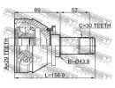 Шрус внутренний левый 29x43.8x30 LAND ROVER RANGE  FLH