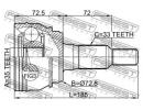 Шрус наружный 35x72.8x33 CADILLAC ESCALADE (4WD) 1 III