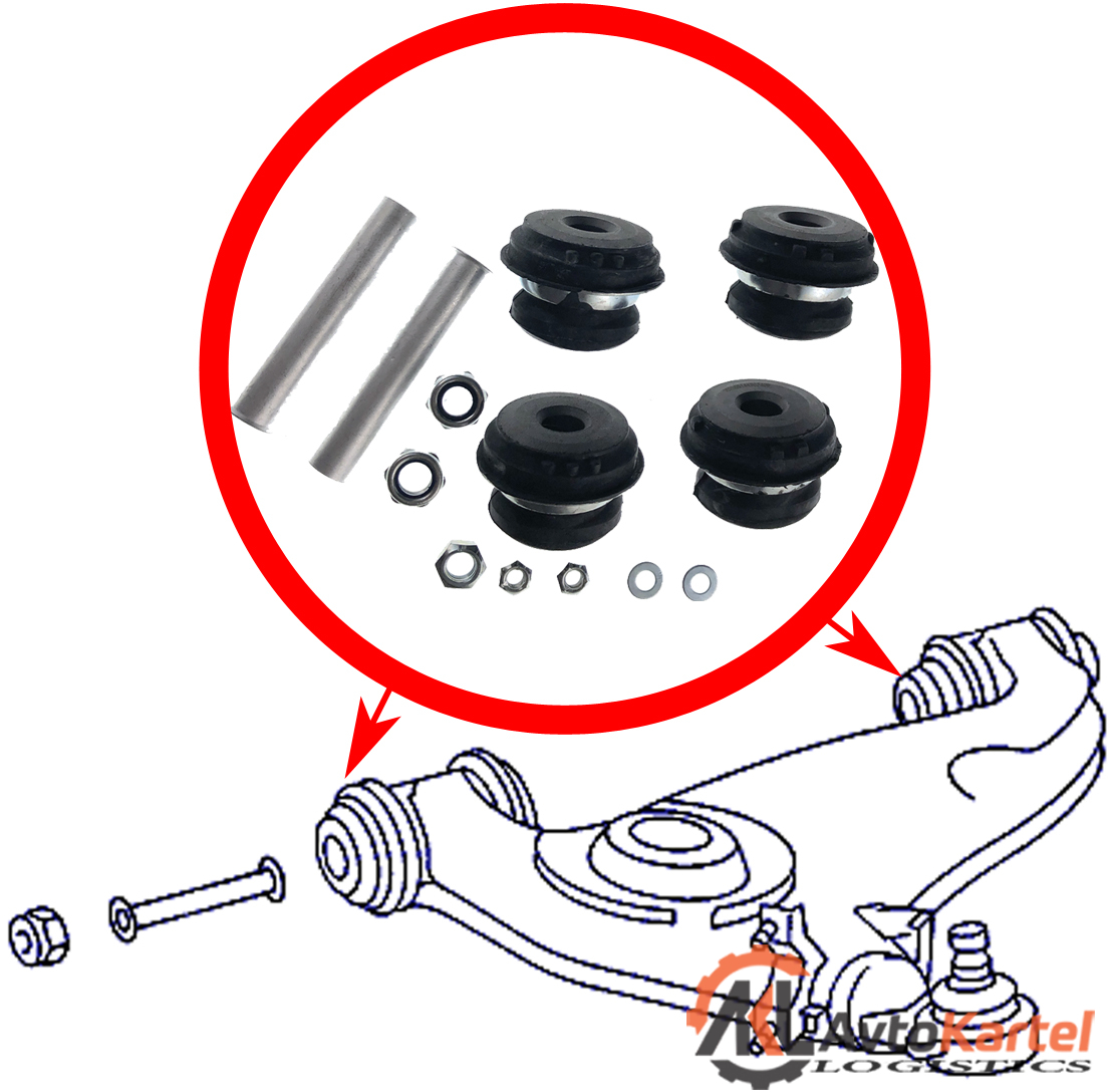 Сайлентблоки переднего рычага MERCEDES W124, W201, R129