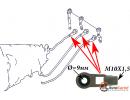 Наконечник штока КПП MERCEDES-BENZ W201, W202, W210, W460, W463