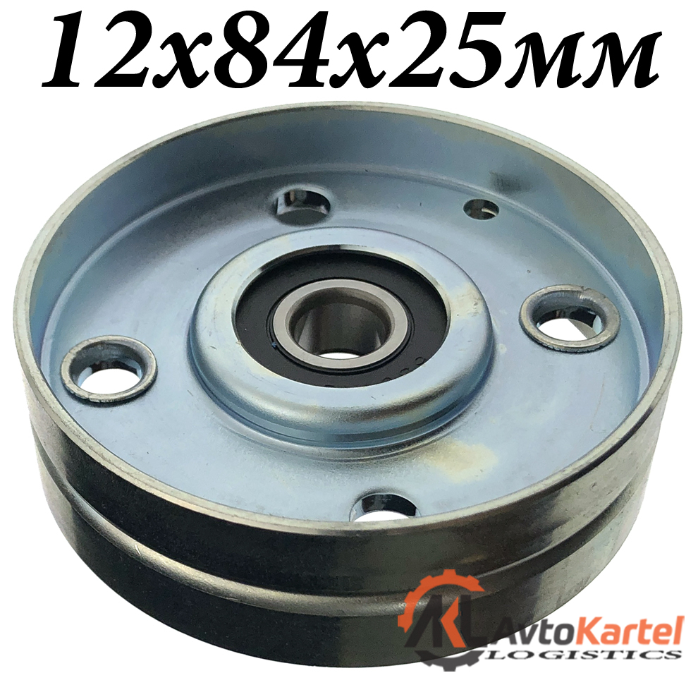 Ролик 12x84x25мм поликлинового ремня NISSAN Almera, Primera, Micra