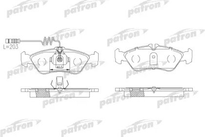 Колодки тормозные дисковые задние MERCEDES-BENZ: S 045