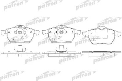 Колодки тормозные дисковые передние OPEL: CALIBRA  068