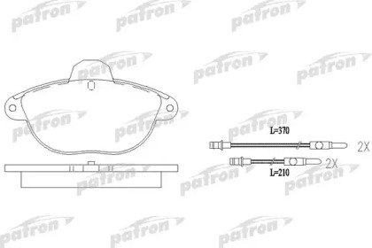 Колодки тормозные дисковые передние CITROEN: XANTI 069