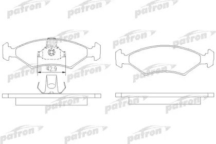 Колодки тормозные дисковые передние FORD: FIESTA I 081