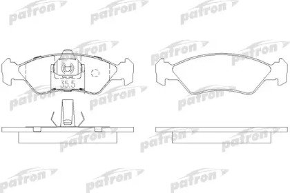 Колодки тормозные дисковые передние FORD: FIESTA I 082