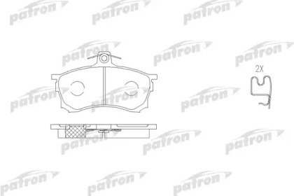 Колодки тормозные дисковые передние MITSUBISHI: CA 092