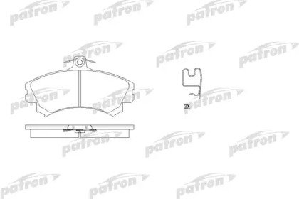 Колодки тормозные дисковые передние MITSUBISHI: CA 093