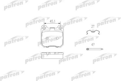 Колодки тормозные дисковые задние SAAB: 9-3 98-02, 117