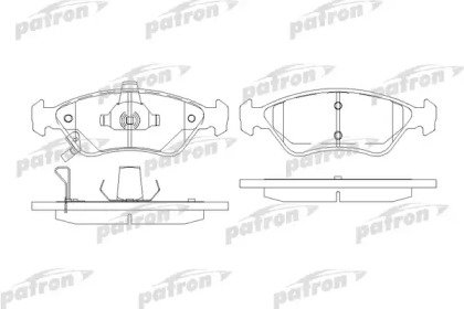 Колодки тормозные дисковые передние KIA: CLARUS 96 125