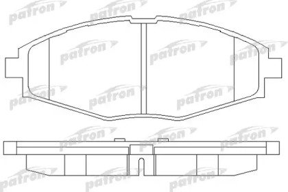 Колодки тормозные дисковые передние CHEVROLET: MAT 337