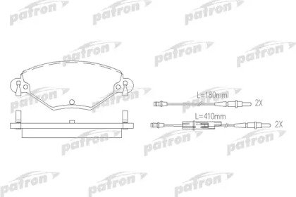 Колодки тормозные дисковые передние CITROEN: C5 01 411