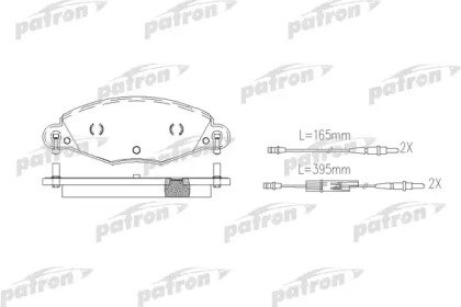 Колодки тормозные дисковые передние CITROEN: C5 01 412