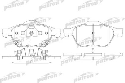 Колодки тормозные дисковые передние TOYOTA: AVENSI 447