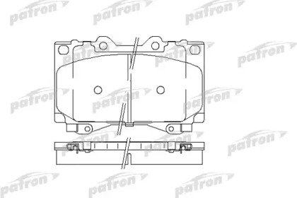 Колодки тормозные дисковые передние TOYOTA: LAND C 456