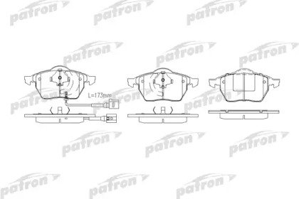 Колодки тормозные дисковые передние AUDI: A3 96-,  463