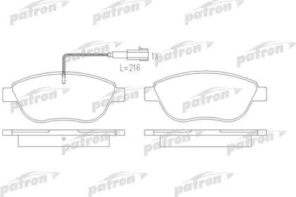 Колодки тормозные дисковые передние FIAT: BRAVO 07 467